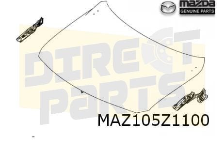 Mazda MX-30 (7/20-) motorkap (te spuiten) Origineel! DNY0523, Neuf, -, -, Mazda
