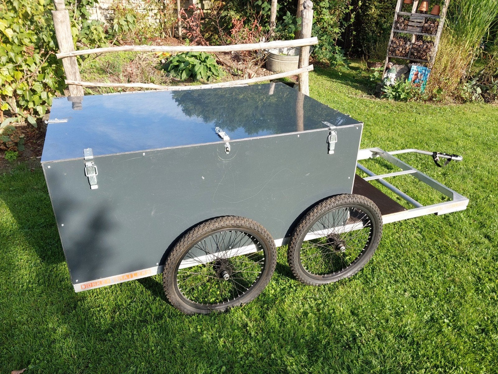 Fietskar Donkey trailer, Ophalen