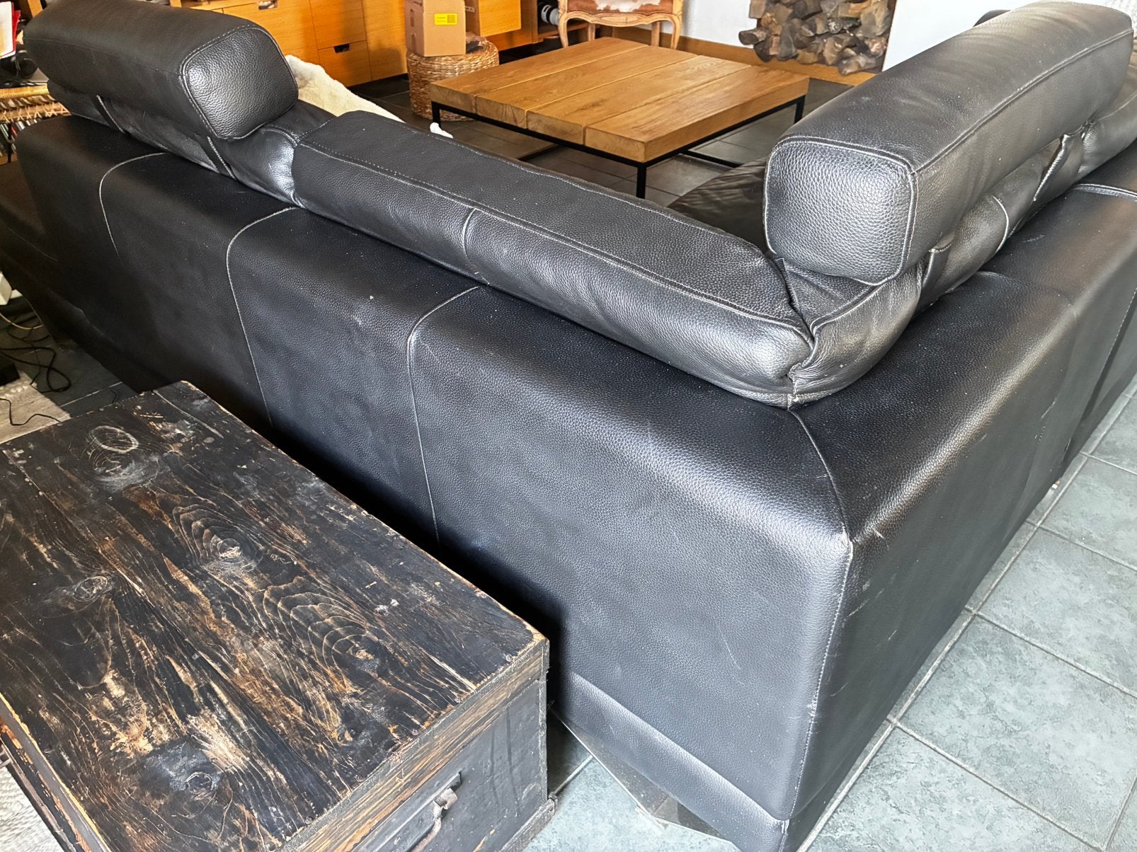 Canape, Huis en Inrichting, Ophalen, 250 tot 300 cm, Gebruikt, Hoekbank