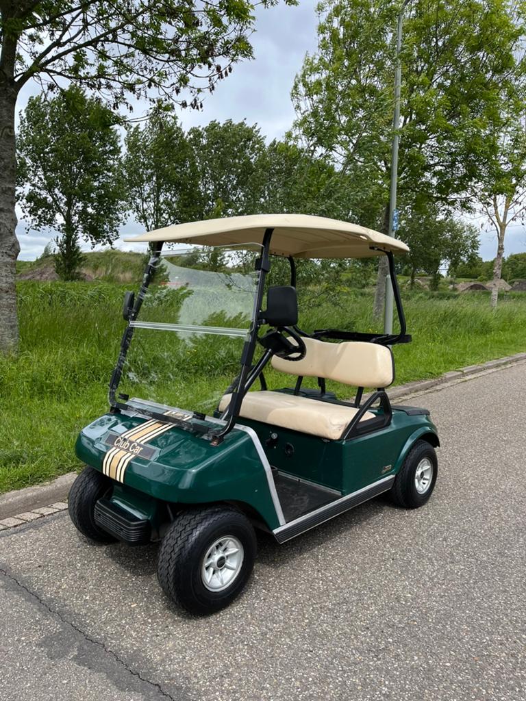 Electrische golfkar clubcar met nieuwe accupakket, Enlèvement, Comme neuf, Voiturette de golf