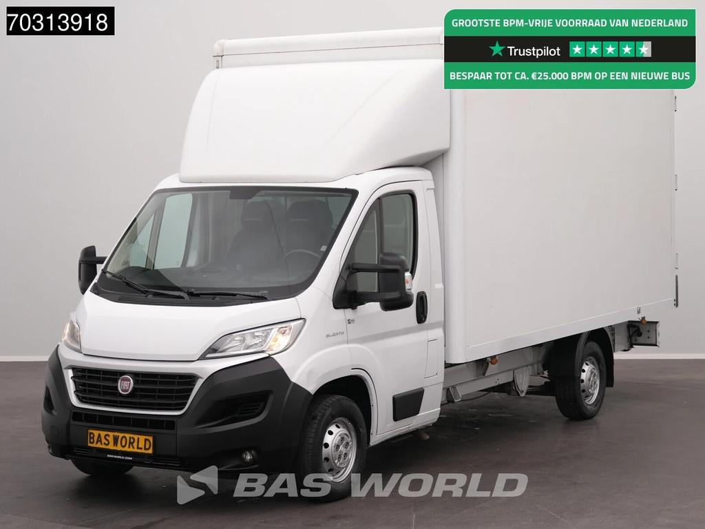 Fiat Ducato 150pk Bakwagen Achterdeuren Euro6 Navi Airco Cru, Stof, Gebruikt, 2500 kg, Wit