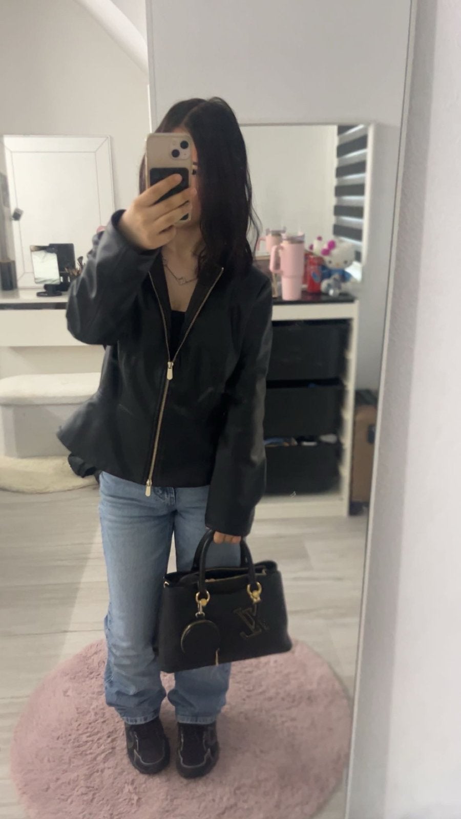 Zwart leren jasje van Zara, Vêtements | Femmes, Enlèvement ou Envoi, Comme neuf, Taille 36 (S), Noir