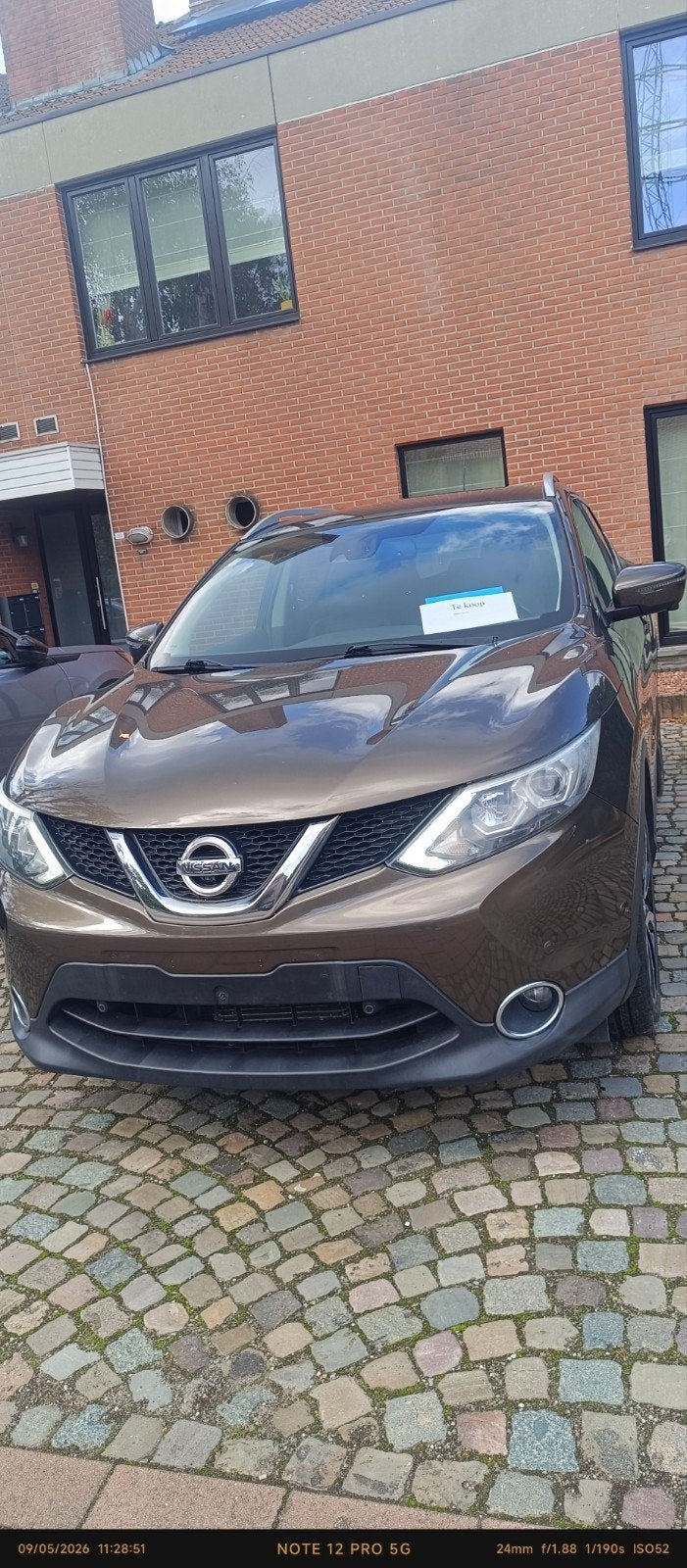 Nissan Qashqai 2017 - NIEUWE motor 40km, Auto's, Automaat, Bruin, 5 deurs, Particulier