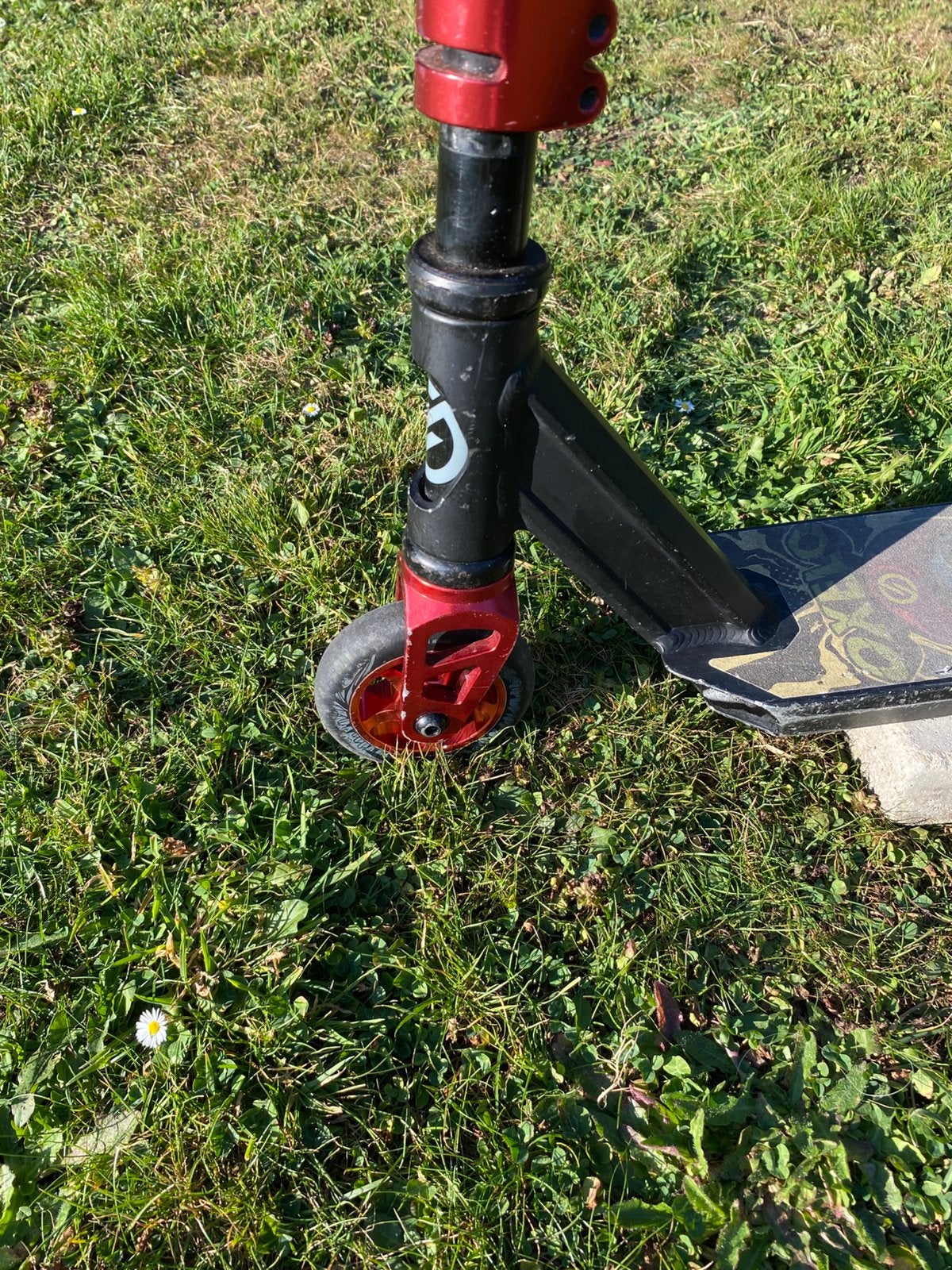 Trottinette freestyle Oxelo MF 1.8+ Black/Red, Vélos & Vélomoteurs, Enlèvement, Utilisé, Autres types