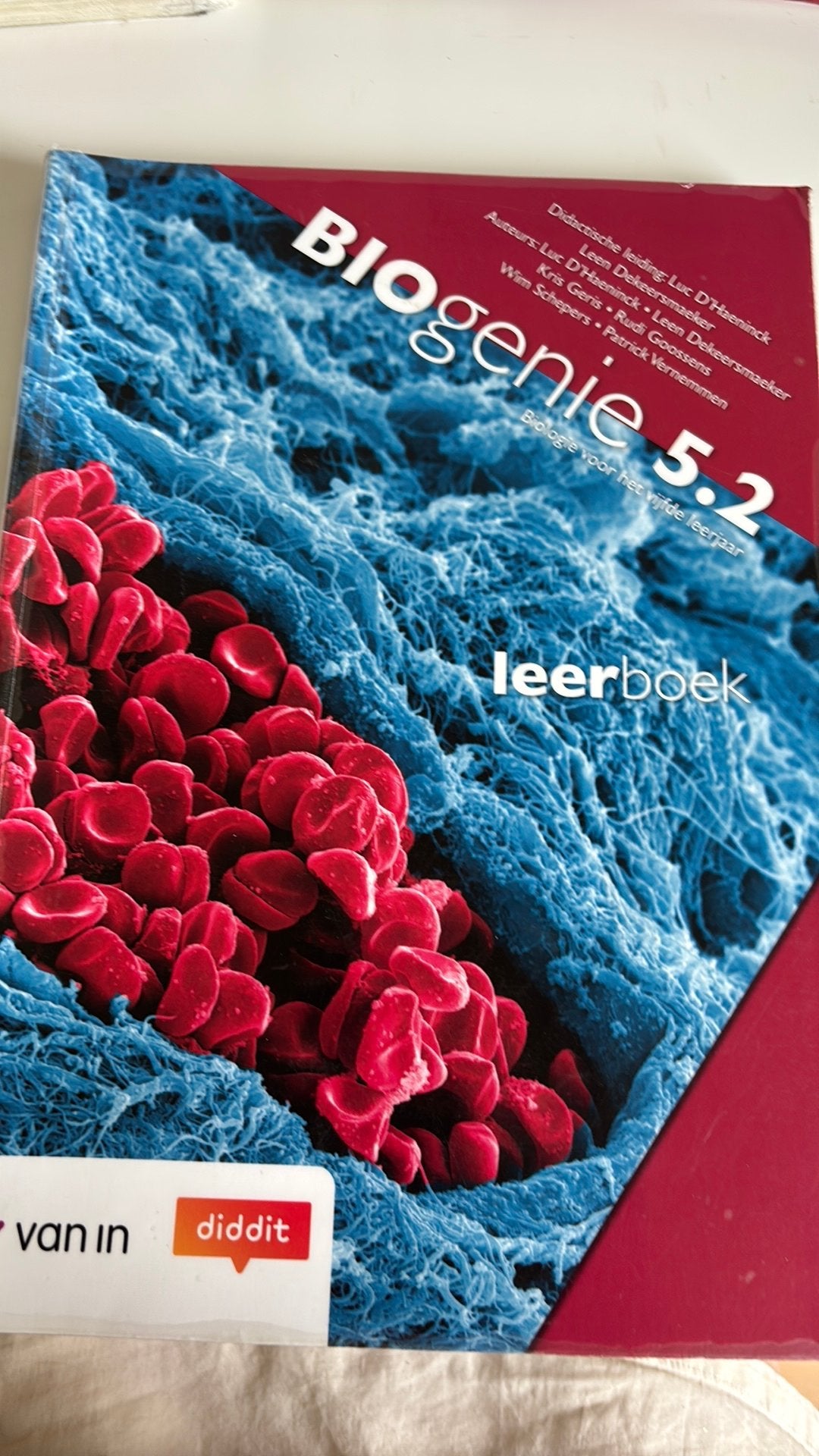Biogenie 5.2 leerboek, Livres, Livres scolaires, Enlèvement, Comme neuf, Biologie