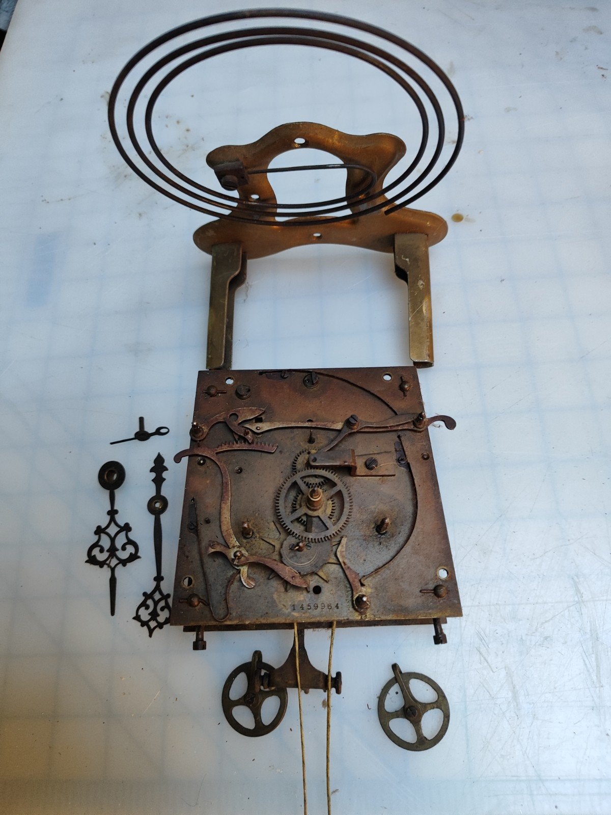 oostenrijks klok binnenwerk, Antiquités & Art, Enlèvement ou Envoi