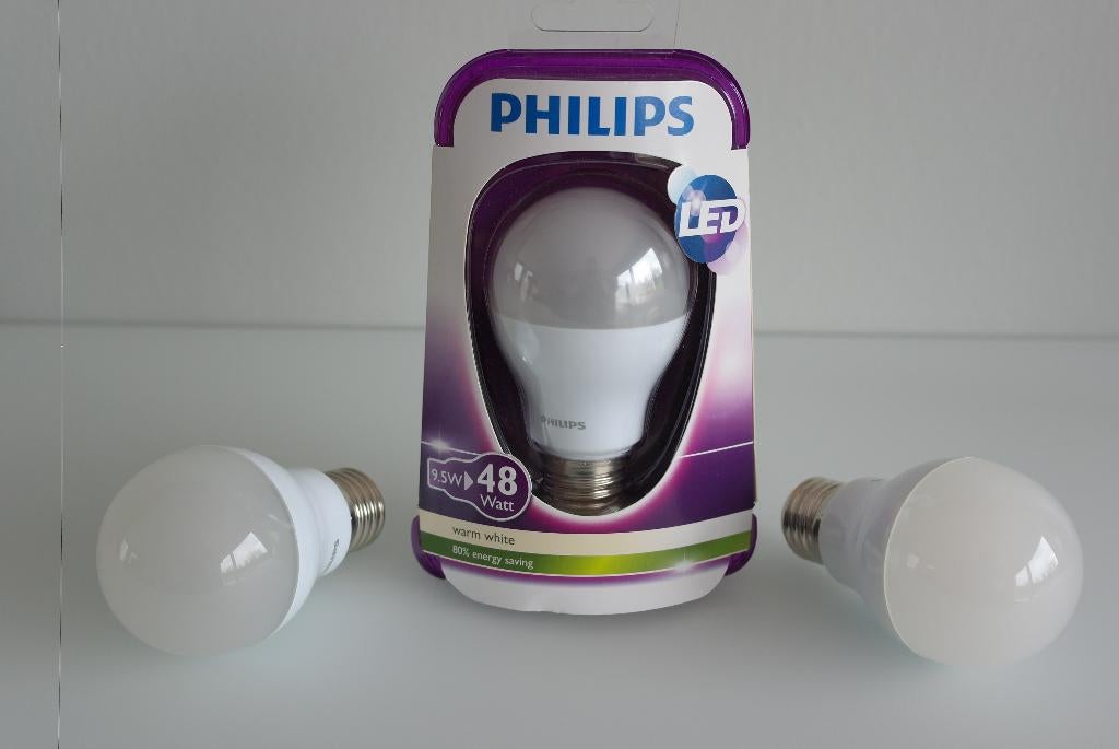 philips led peer 9,5 watt E27 600LM (nieuw), Huis en Inrichting, Lampen | Losse lampen, Ophalen of Verzenden, Nieuw