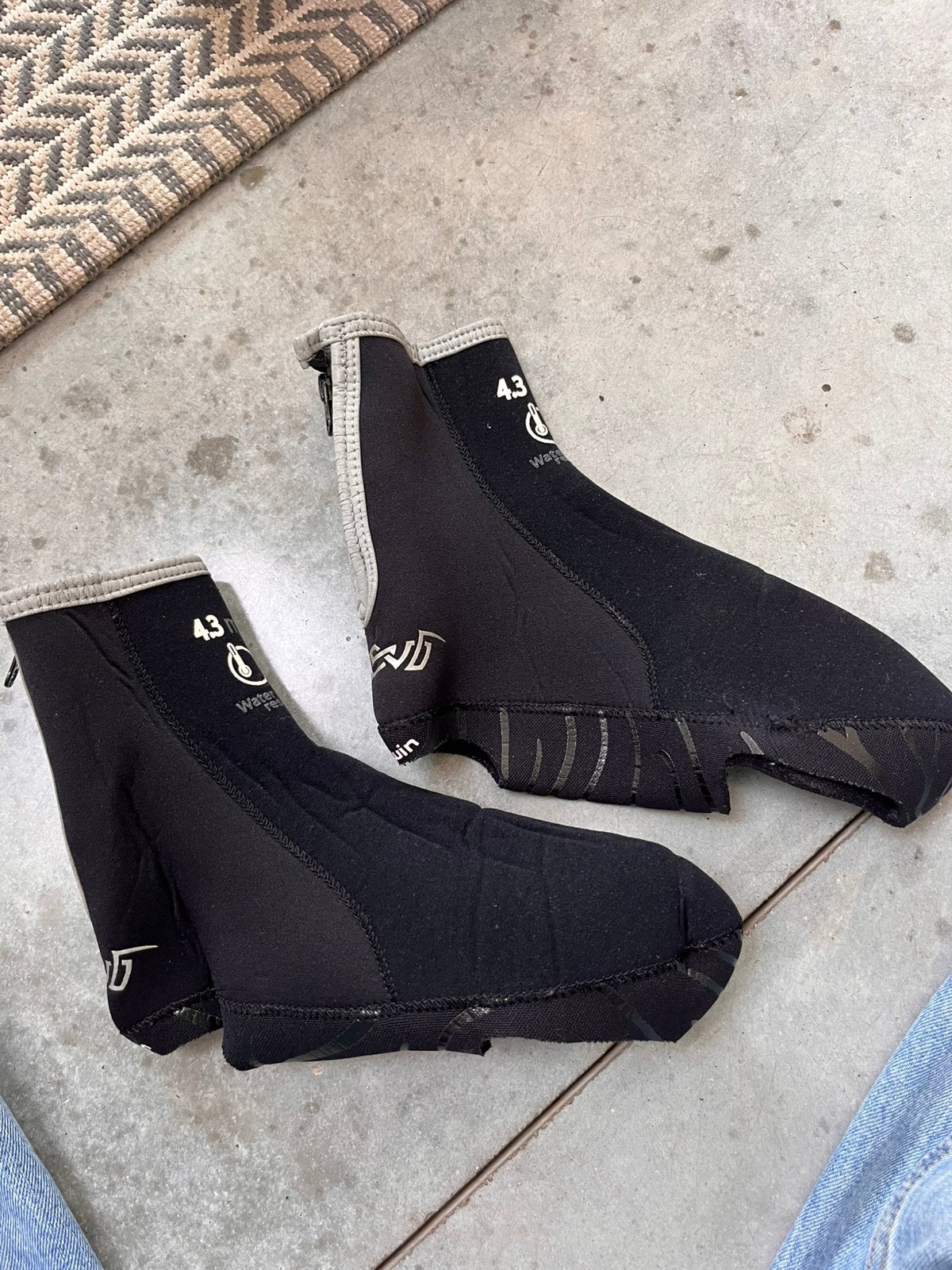 neopreen overschoenen, Ophalen, Gebruikt