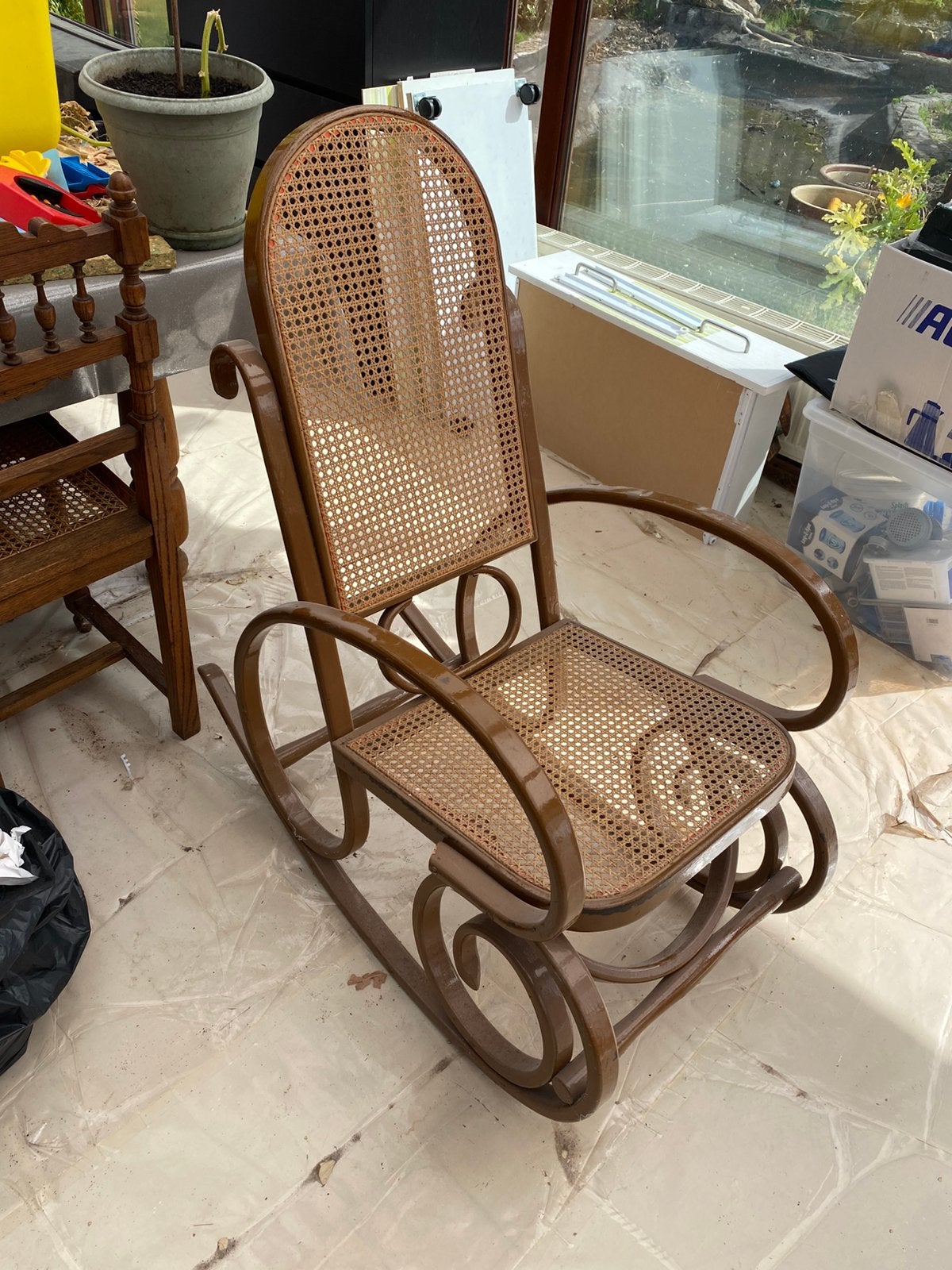 Chaise à bascule, Enlèvement, Utilisé