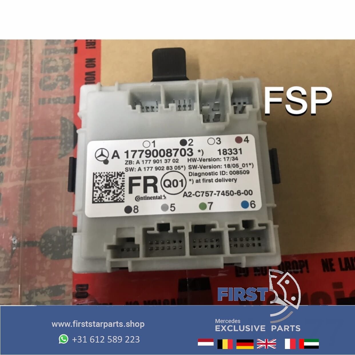 A1779008703 W177 DEUR MODULE RECHTS VOOR Mercedes A Klasse 2, -, -, -, Porte