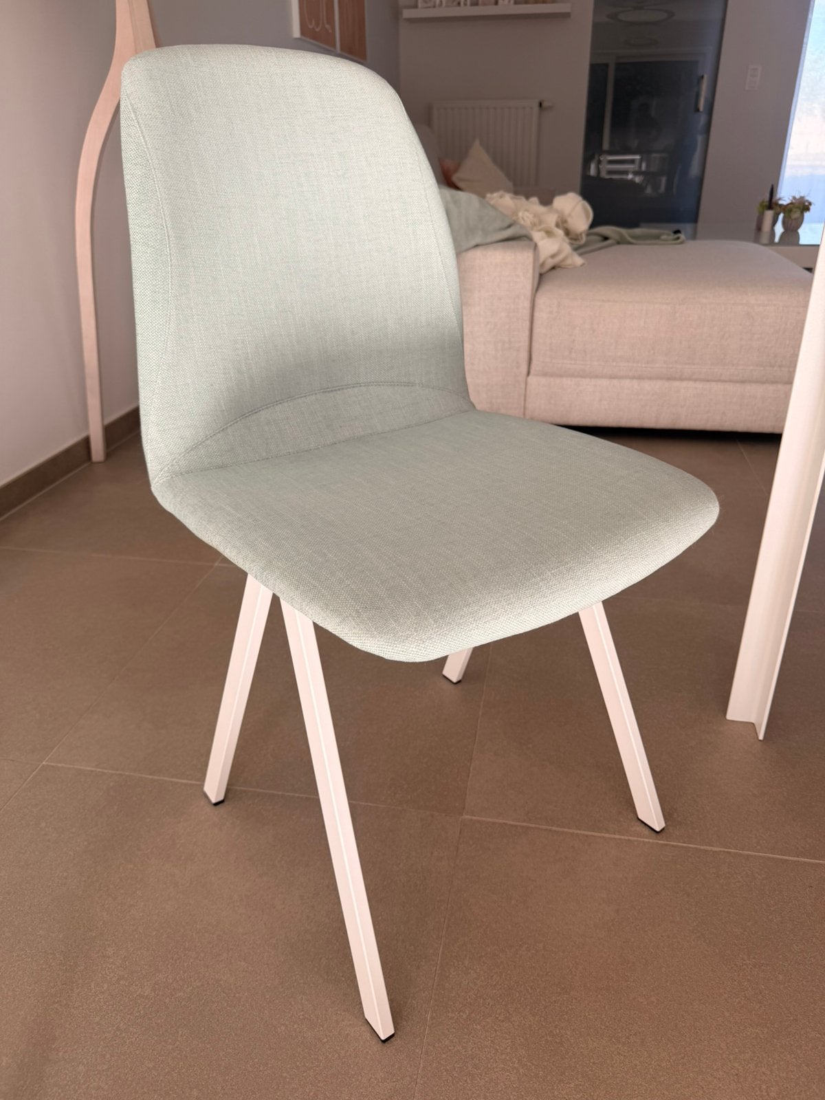 6 munt groene eetkamerstoelen, Ophalen, Overige kleuren, Zo goed als nieuw, Vijf, Zes of meer stoelen