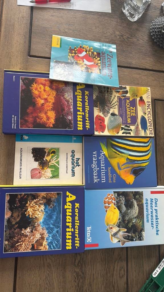 Zeewater aquarium boeken, Ophalen of Verzenden, Zo goed als nieuw