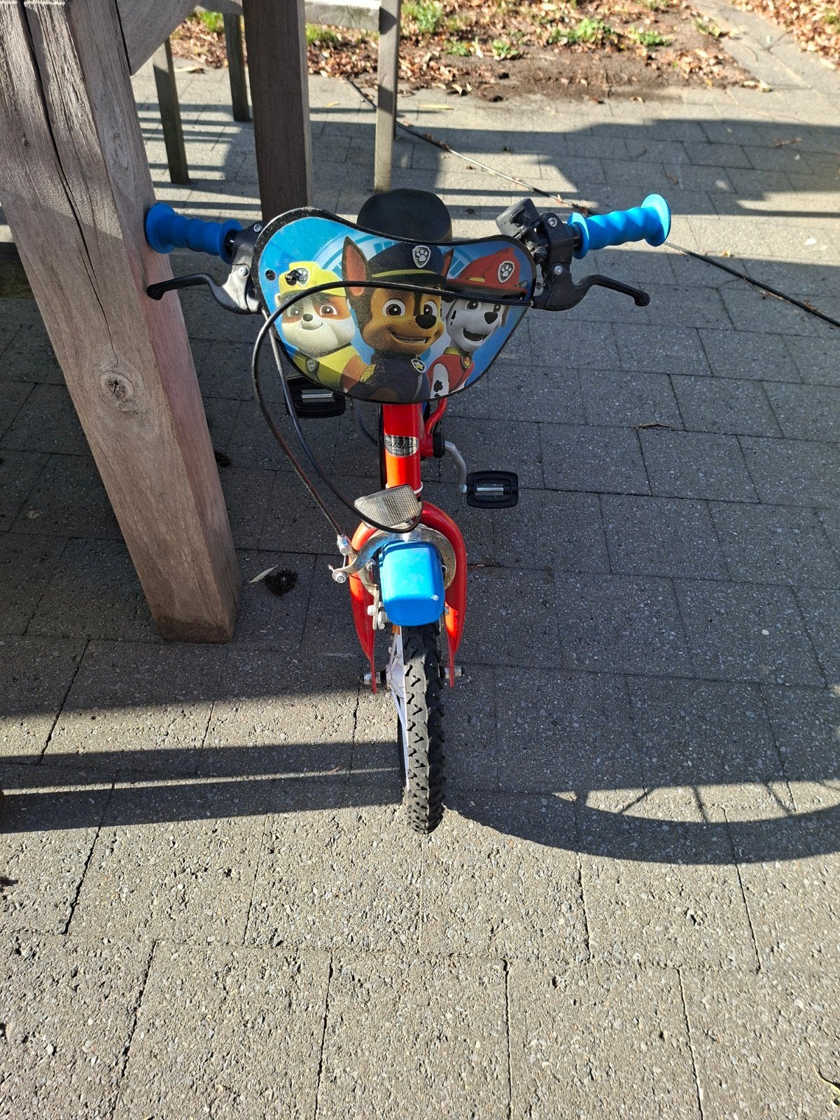 kinderfiets, Ophalen