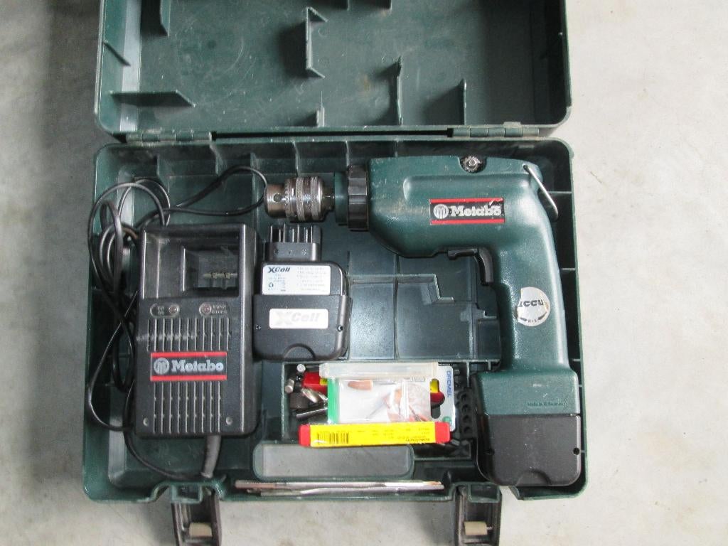 Metabo accu klop-boor-schroefmachine, Doe-het-zelf en Bouw, Gebruikt, Ophalen of Verzenden, Boor- en Schroefmachine, Minder dan 400 watt