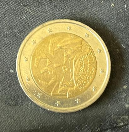 Erasmus munt, Duitsland, 2 euro, Losse munt, Goud