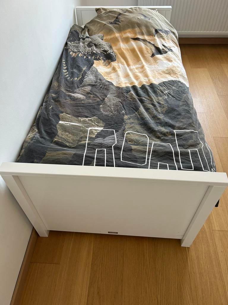 Bopita 1persoonsbed, Huis en Inrichting, Ophalen, Gebruikt, Eenpersoons, Wit