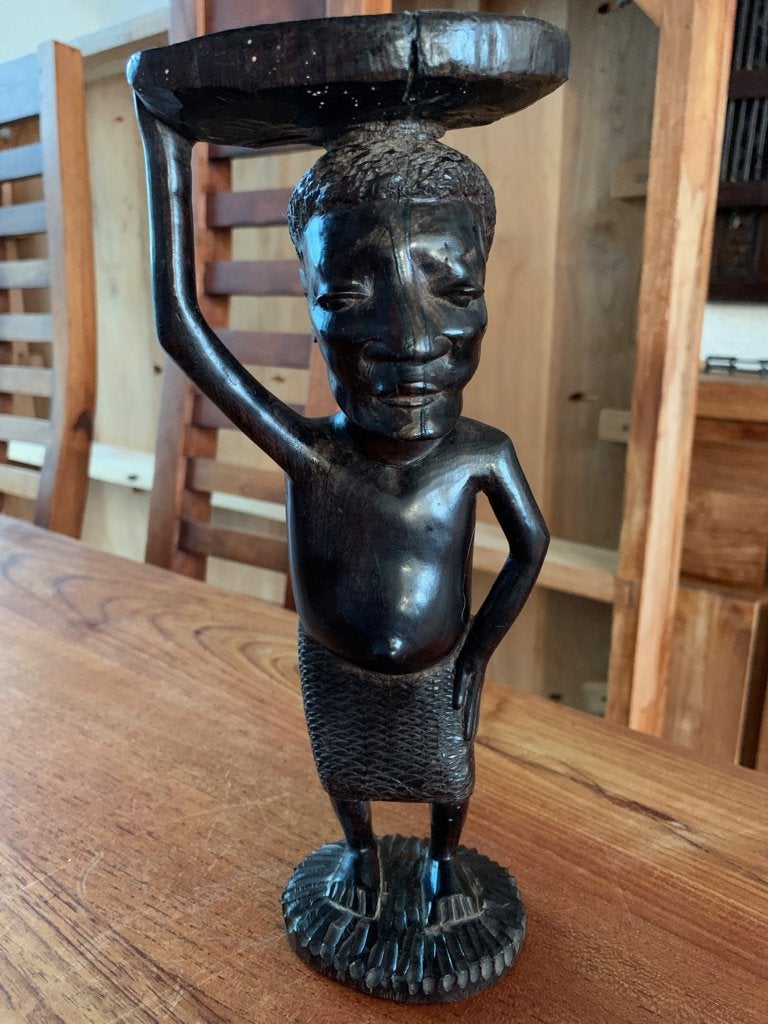 BEELD HOUT, Antiek en Kunst, Ophalen, Hout, Beeld