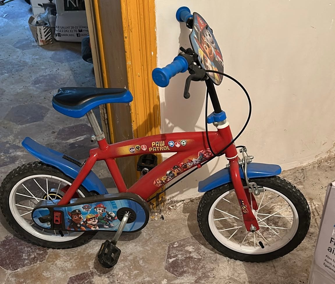 Kinderfiets, Ophalen, Zo goed als nieuw