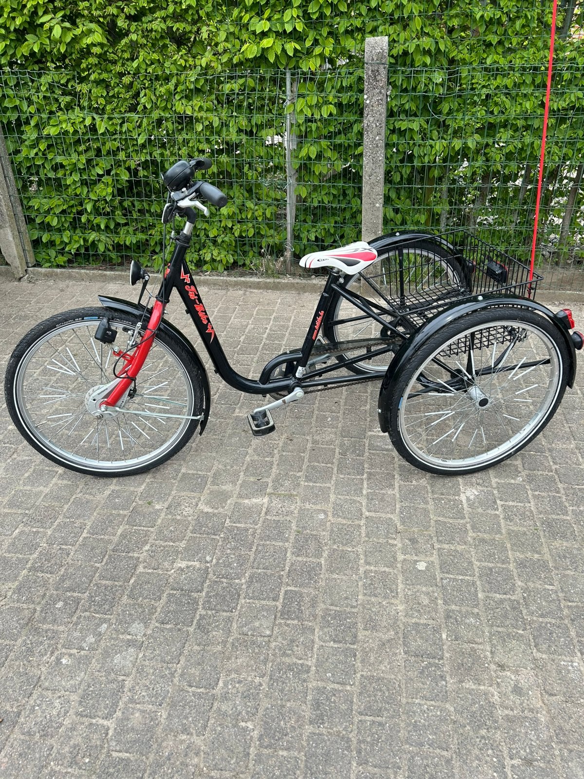 Fiets 3 wielen, Ophalen, Gebruikt, Velgrem, Verstelbare zitting