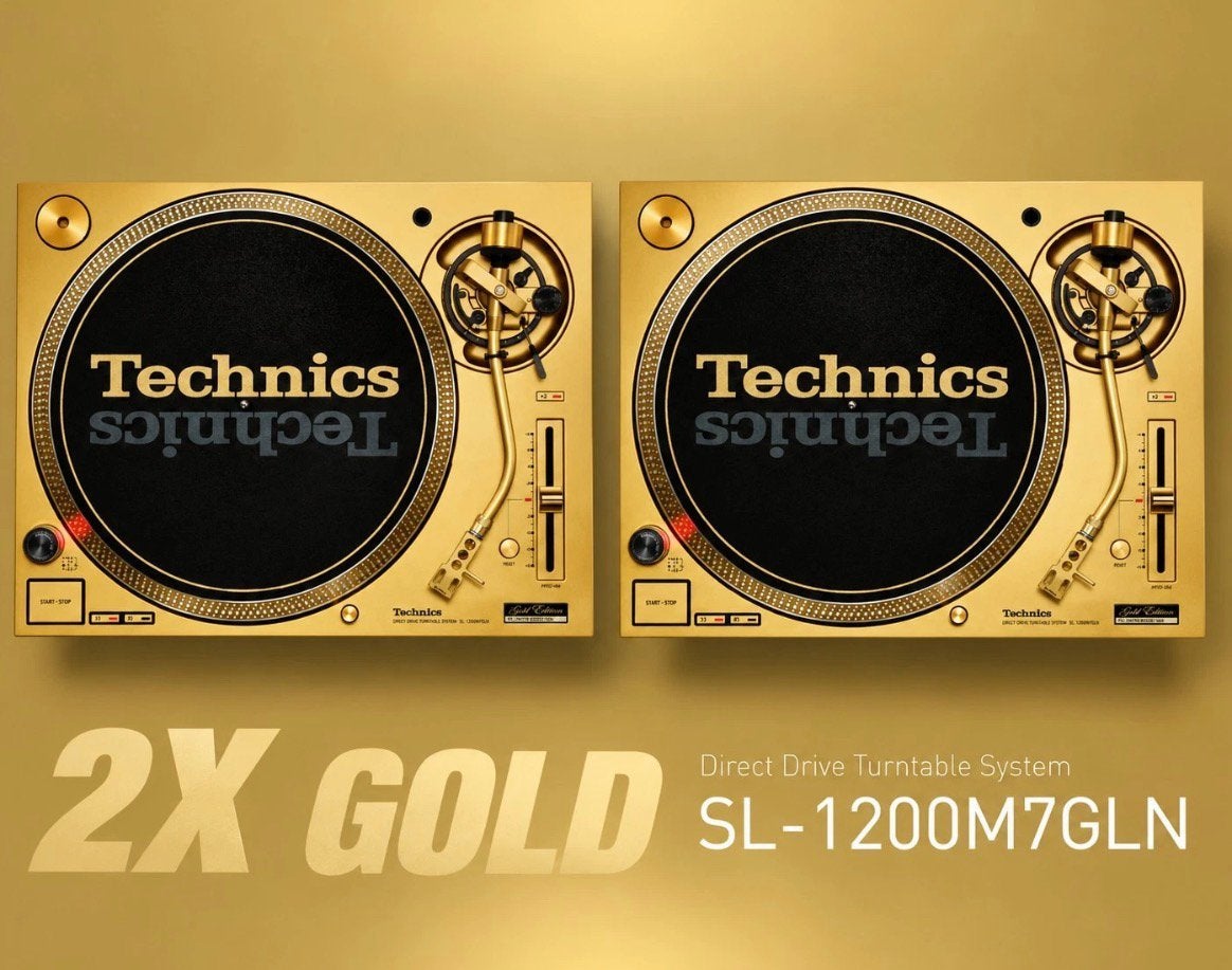 Technics SL-1200M7GLE Gold Edition - MATCHING PAIR (Sealed), Ophalen, Nieuw, Technics, Pitch-regelaar