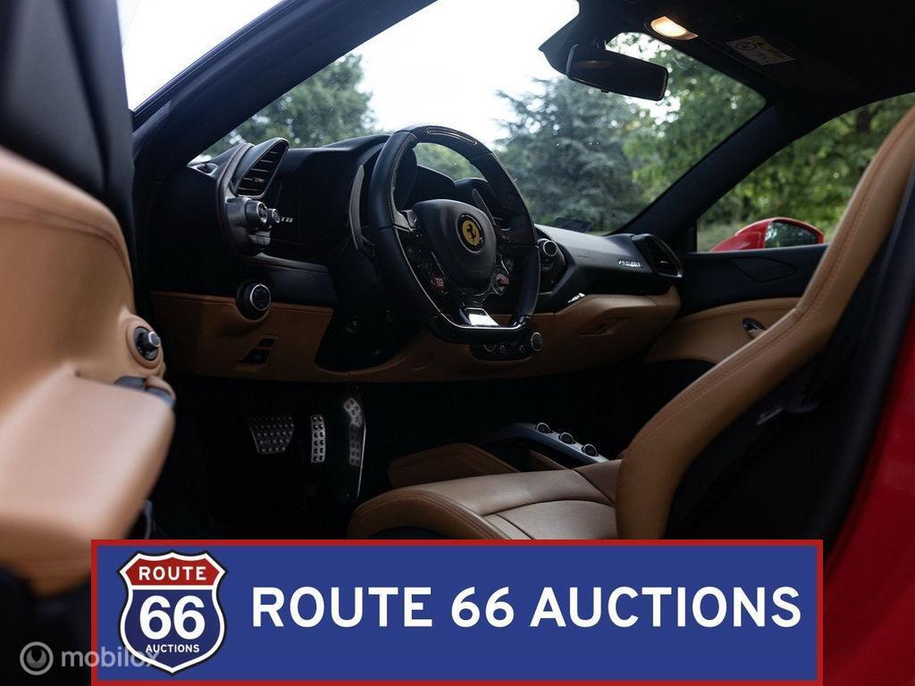 Ferrari 488 GTB | 2015 | Route 66 Auctions, Auto's, Ferrari, Gebruikt, Zwart, Bedrijf, Handgeschakeld