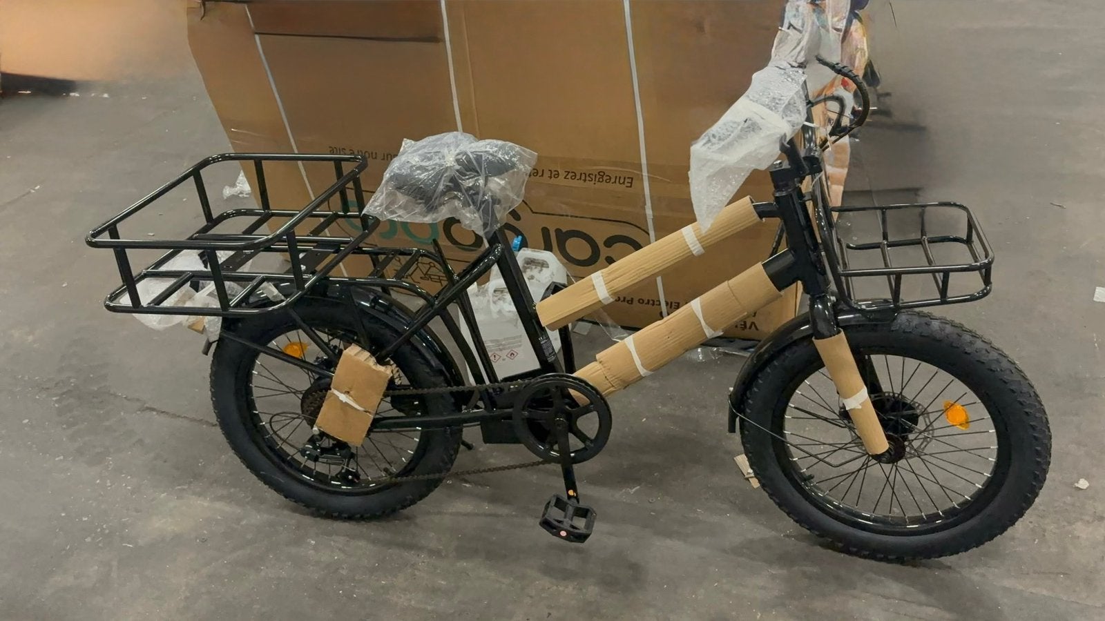 Vélo cargo électrique neuf – Jamais utilisé, Fietsen en Brommers, Ophalen, Zo goed als nieuw, Elektrisch