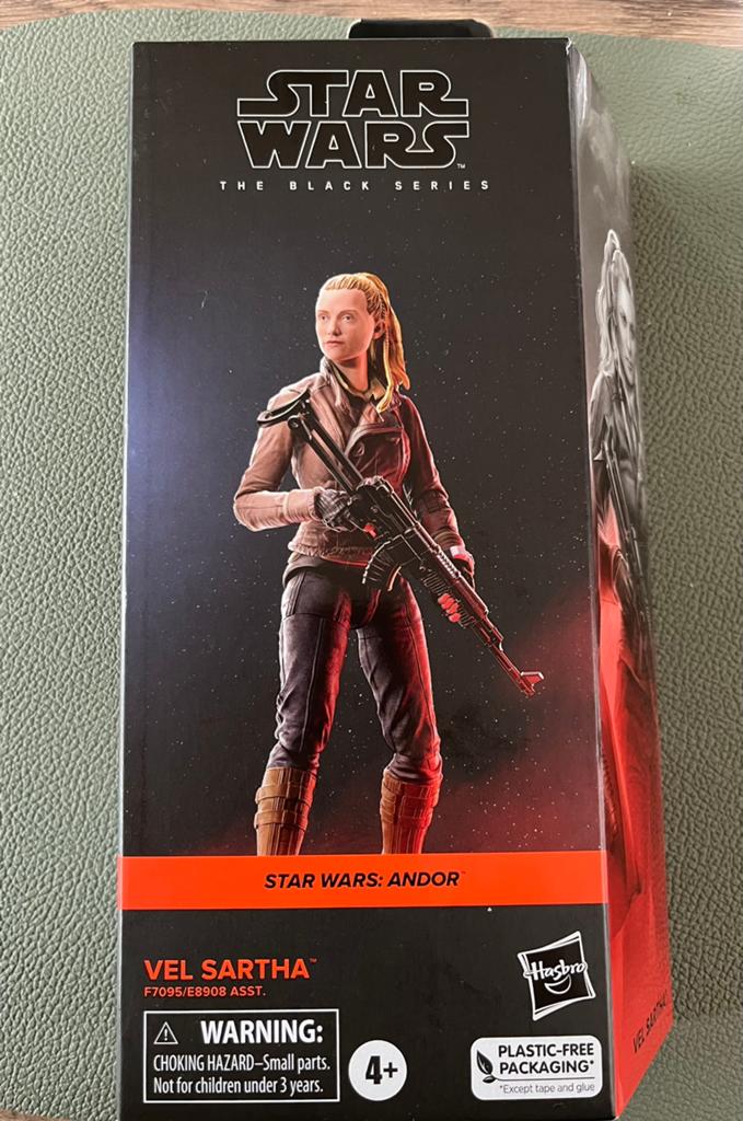 Star Wars : Andor - Vel Sartha- the black series Nieuw -, Ophalen of Verzenden, Zo goed als nieuw