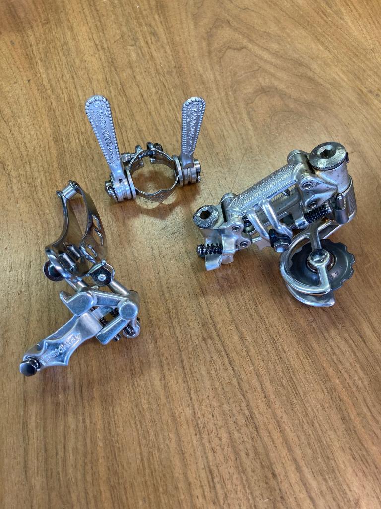 Groupe Campagnolo Nuovo Record, Vélos & Vélomoteurs, Vélos Pièces, Enlèvement ou Envoi, Campagnolo, Comme neuf, Dérailleur ou Chaîne