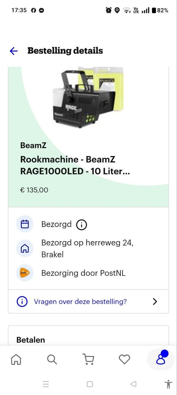 Rookmachine, Ophalen