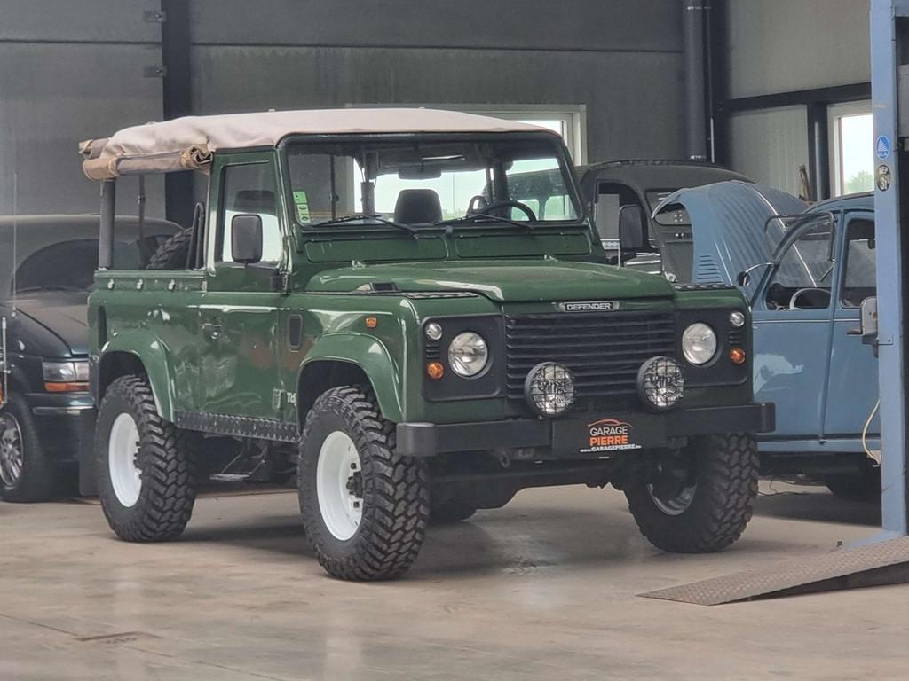 Land Rover Defender 2.5 Td5 SOFT-TOP UTILITAIRE 3 PLACES * R, Auto's, 90 kW, 122 pk, Leder, Vierwielaandrijving