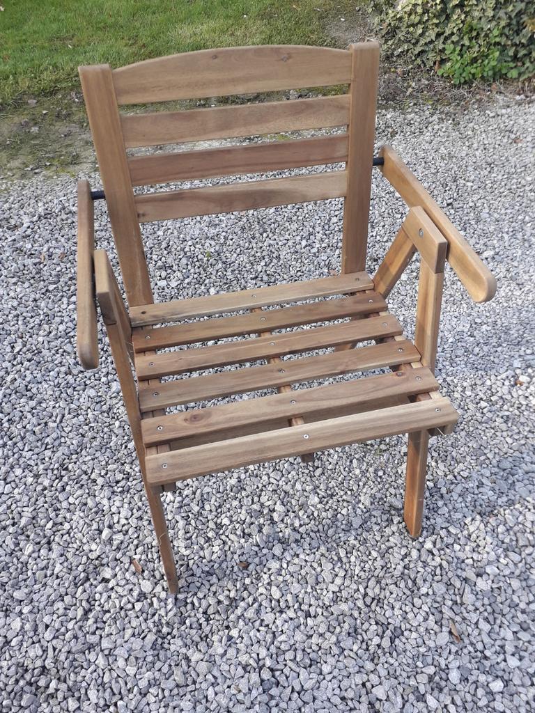 Chaise de terrasse, Enlèvement, Bois