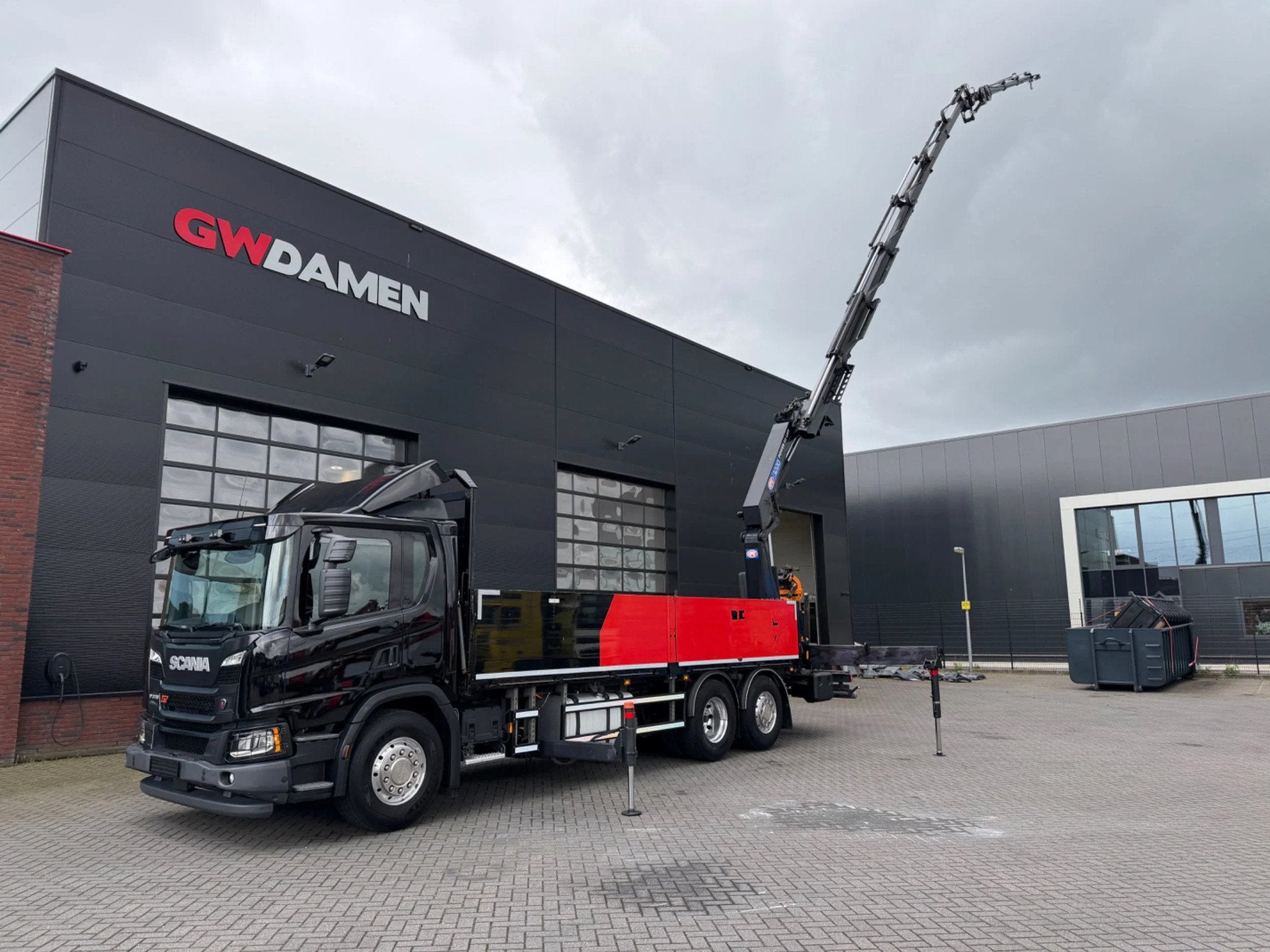 Scania P370 XT 6x2 HMF 3220-K6+Fly jib FJ600-K3 Euro 6D, Autos, Camions, Achat, Euro 6, Scania, 272 kW