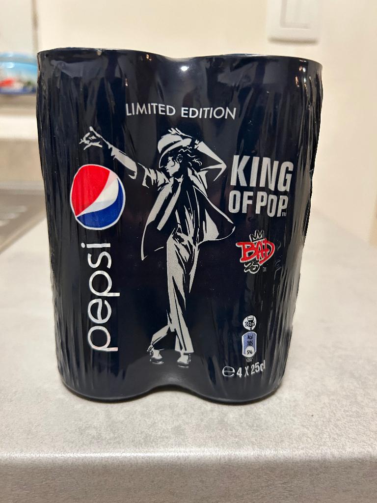 Michael Jackson 4 volle blikjes pepsi cola, Ophalen of Verzenden, Nieuw