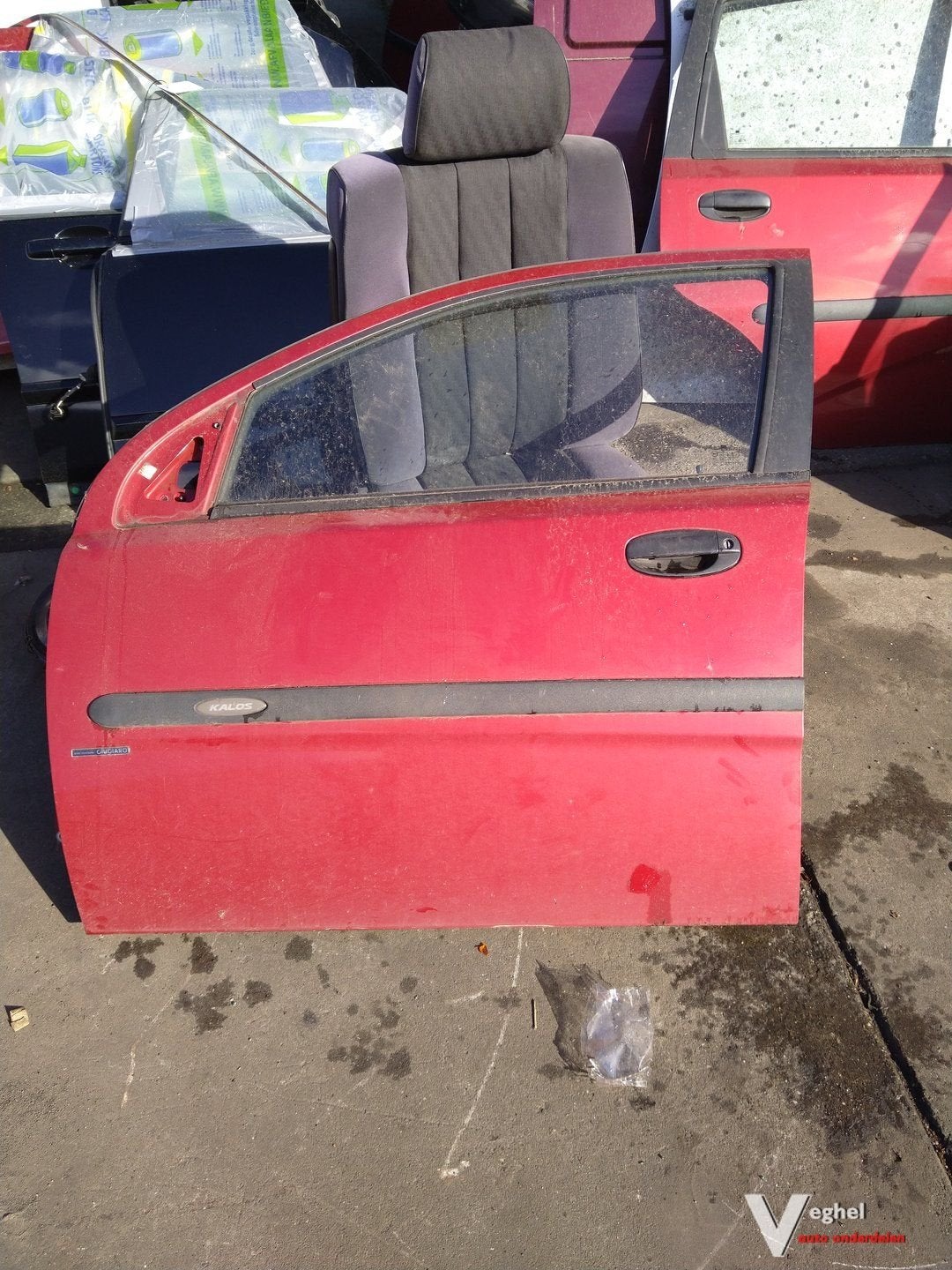 Chevrolet kalos lv rv la ra deuren 2007, Gebruikt, -, Deur, -