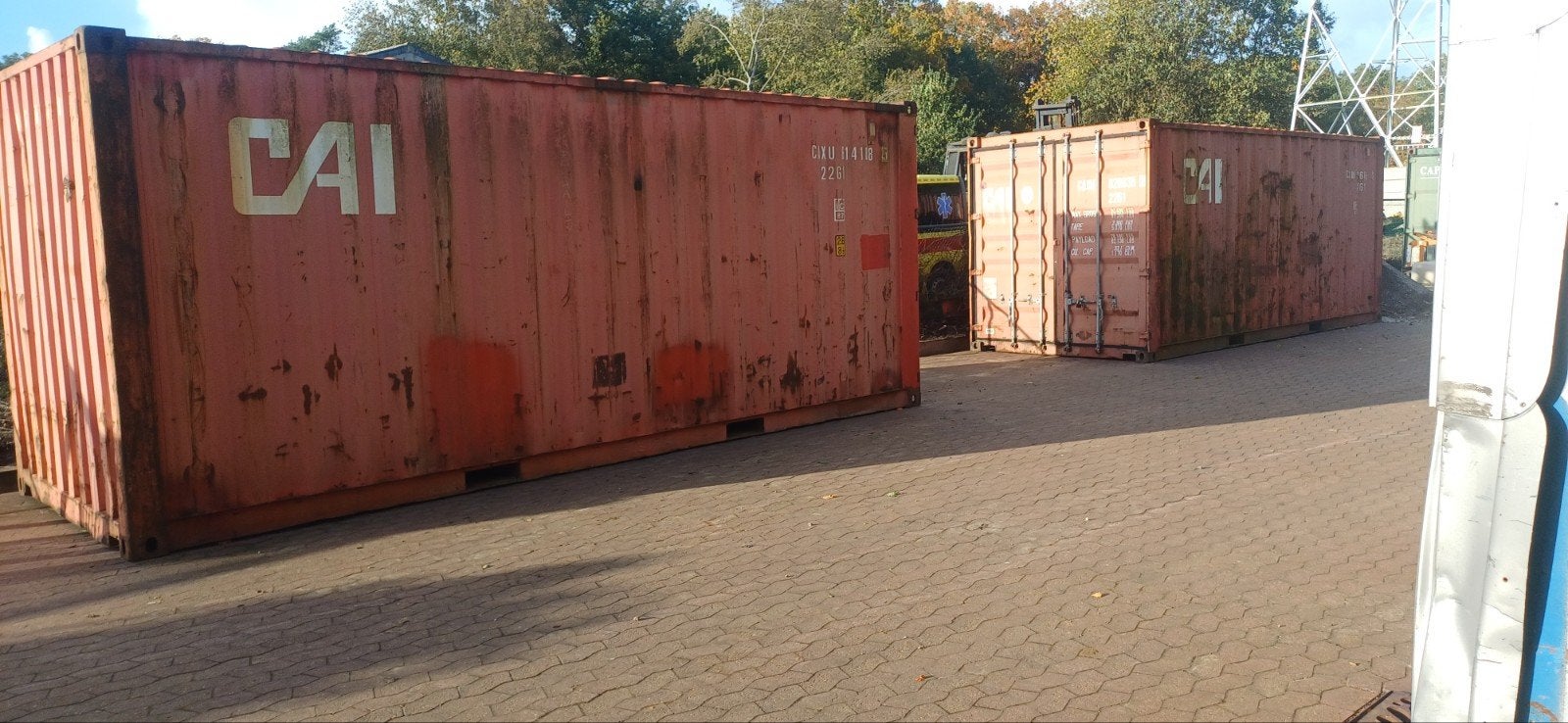 zeecontainer, Doe-het-zelf en Bouw, Ophalen
