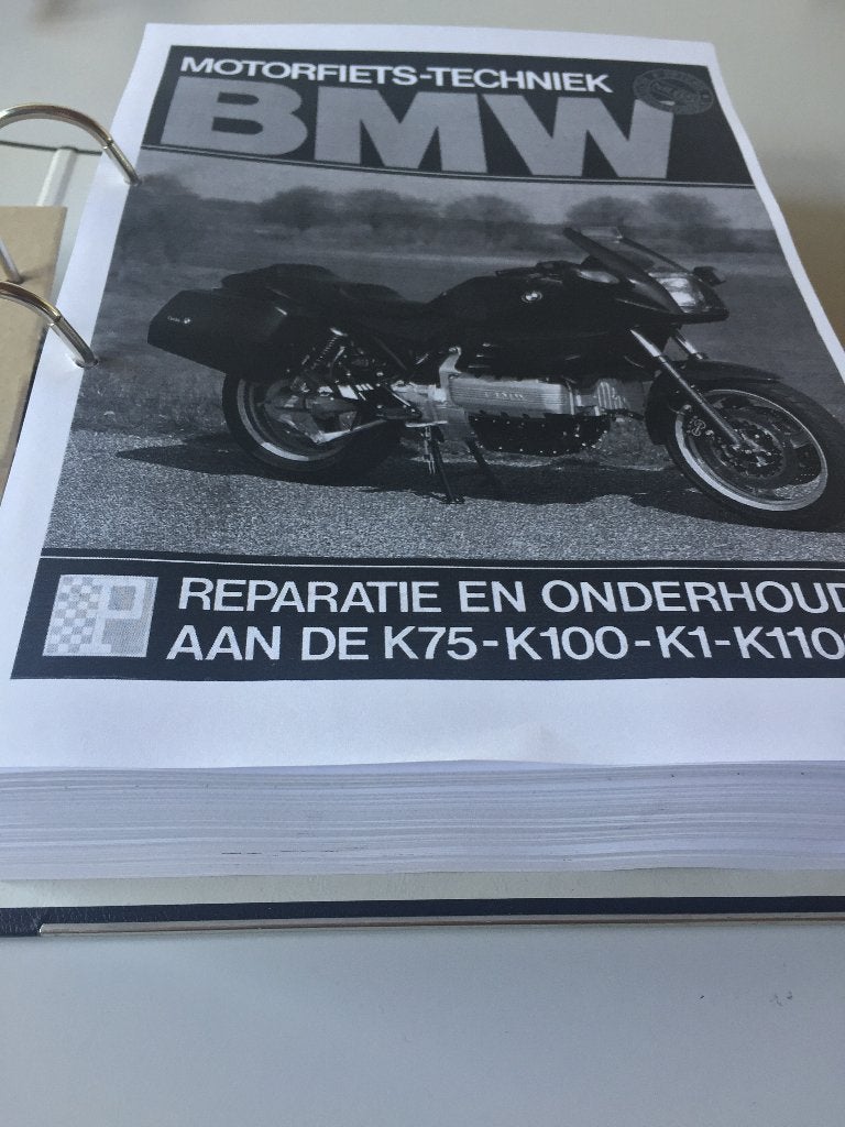 BMW werkplaatsboek Nederlands K75 K100 K1100rs K1100lt ..., Enlèvement ou Envoi, BMW
