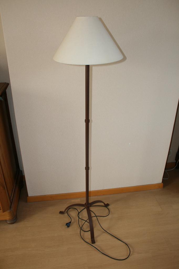 Lampadaire vintage, Vintage, Comme neuf, Enlèvement, 100 à 150 cm