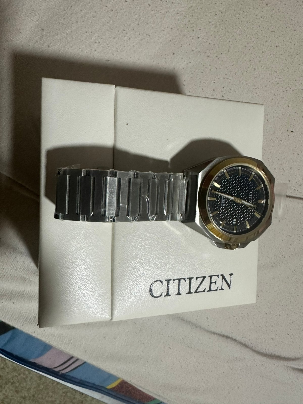 Citizen Heren Hprloge series 8, Ophalen, Staal, Kunststof, Zo goed als nieuw