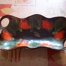 Mooi fruitbakje of lege zak VALLAURIS, Antiek en Kunst, Ophalen of Verzenden