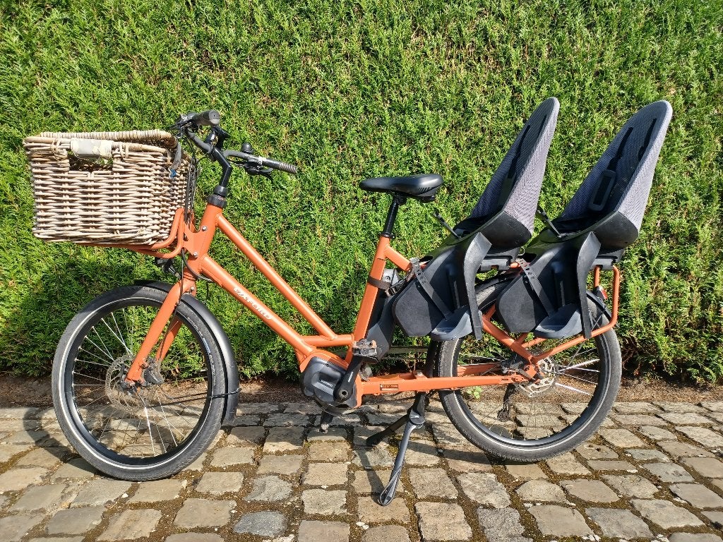 Oxford Longtail Cargo Fiets, Gebruikt, Elektrisch, 2 kinderen, Schijfrem
