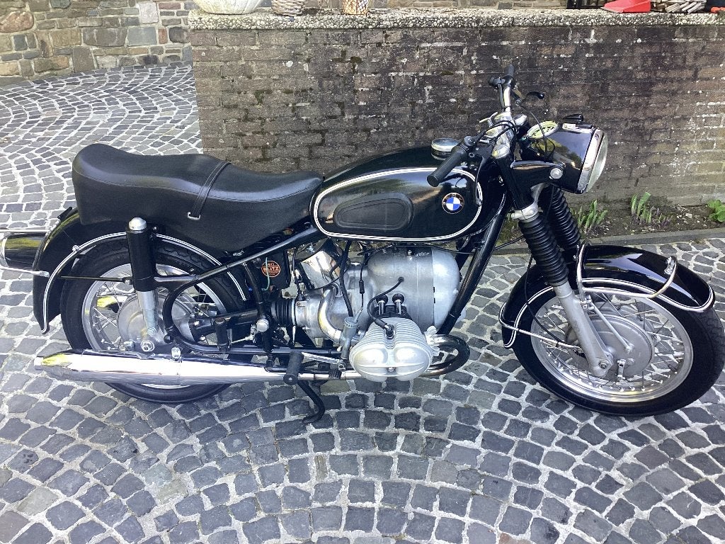 BMW R69S, Motoren, Cardan-aandrijving, 2 cilinders, Occasion, Handgeschakeld
