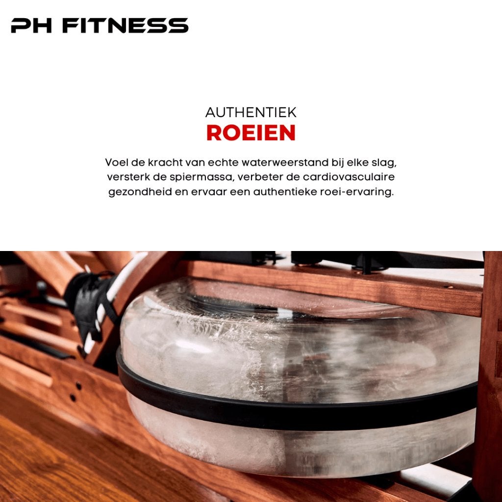 Water Roeimachine Water Rower Opvouwbaar Cardio, Sport en Fitness, Ophalen, Armen