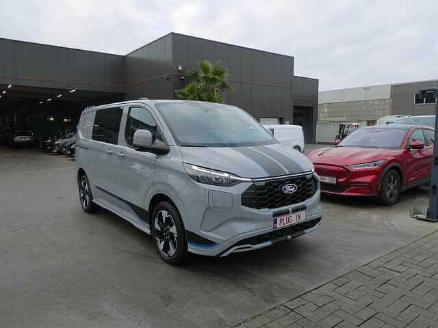 Ford Transit Custom L1 Multi-Use SPORT 5pl 2.5 i PHEV 233pk, Autos, Argent ou Gris, Euro 6, Entreprise, 169 kW