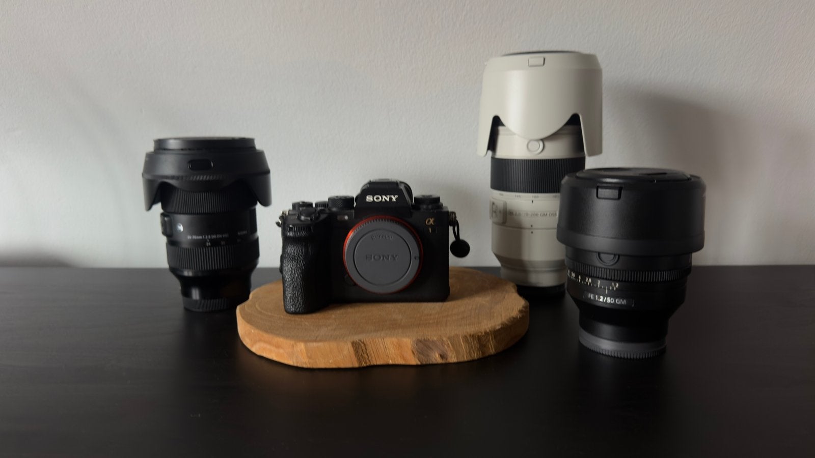 Sony A1 + lensen, Audio, Tv en Foto, Ophalen, Gebruikt, Systeemcamera, Sony