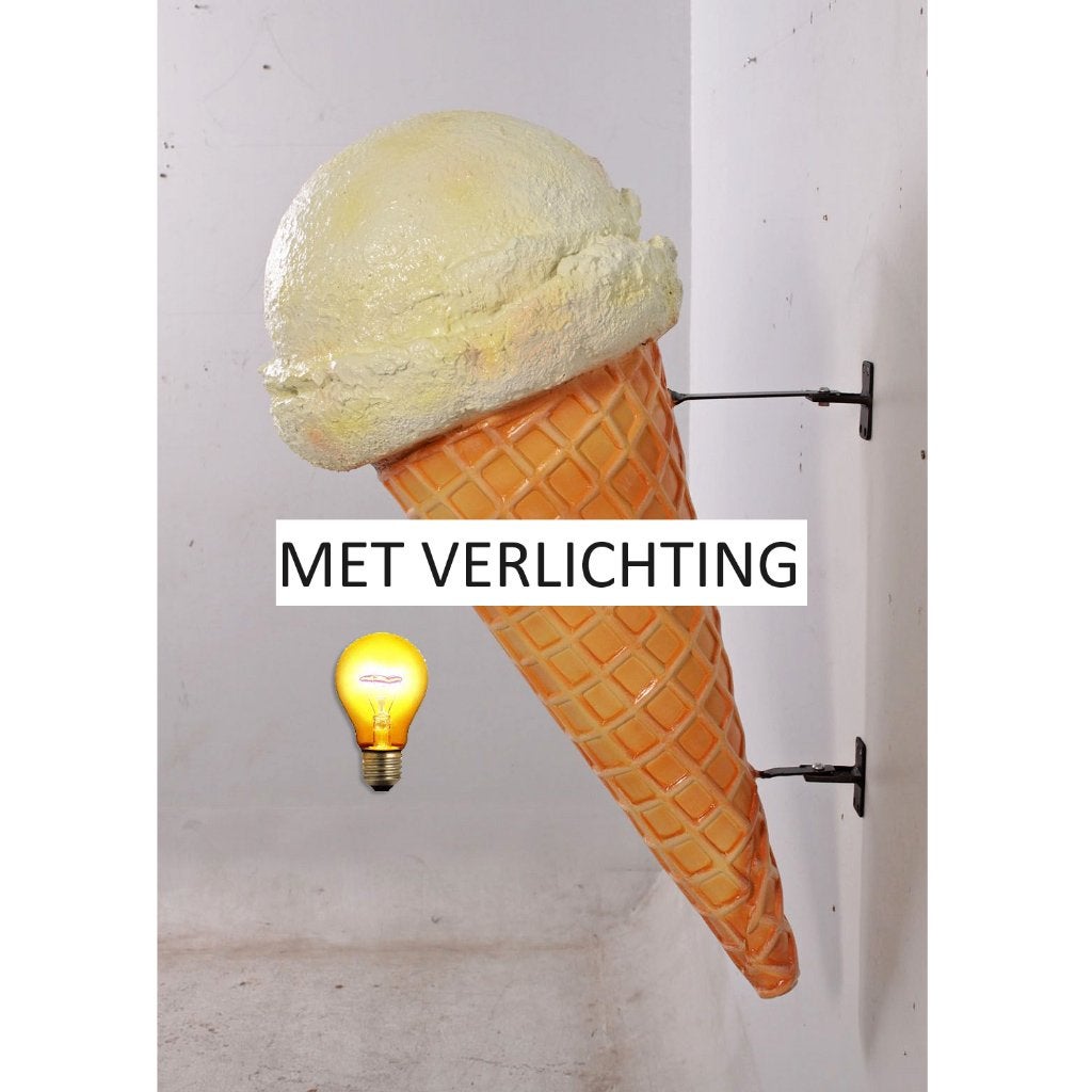 IJsje - 89 cm - inclusief verlichting - schepijs, Verzamelen, Ophalen, Nieuw