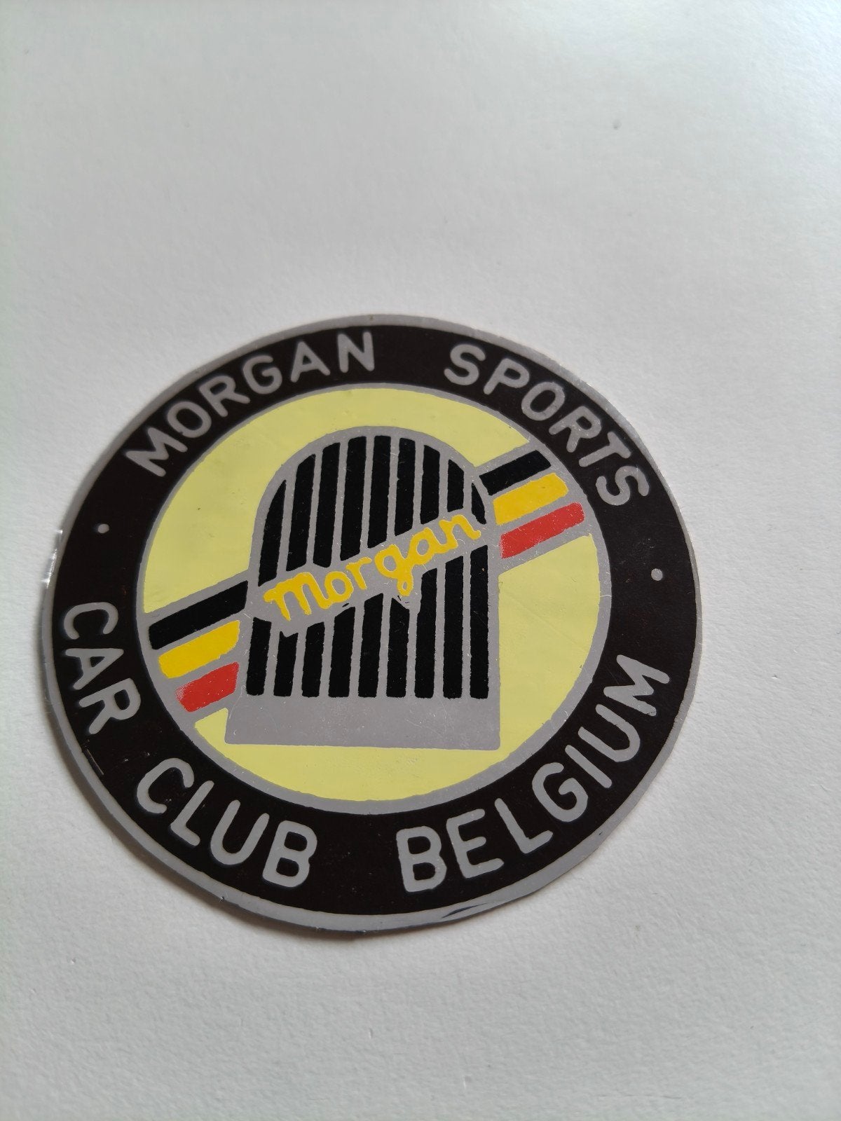 Autocollant Morgan Sports Car Club Belgium, Enlèvement ou Envoi