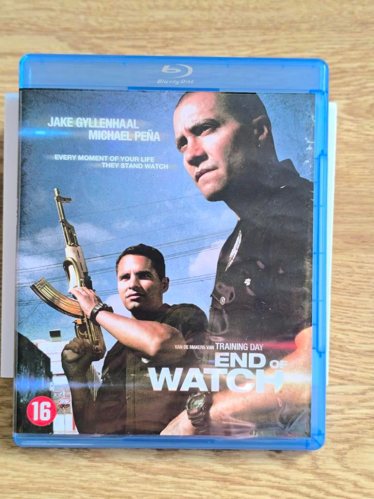 End of watch blu ray - Jake Gyllenhaal - Michael pena -., Ophalen of Verzenden