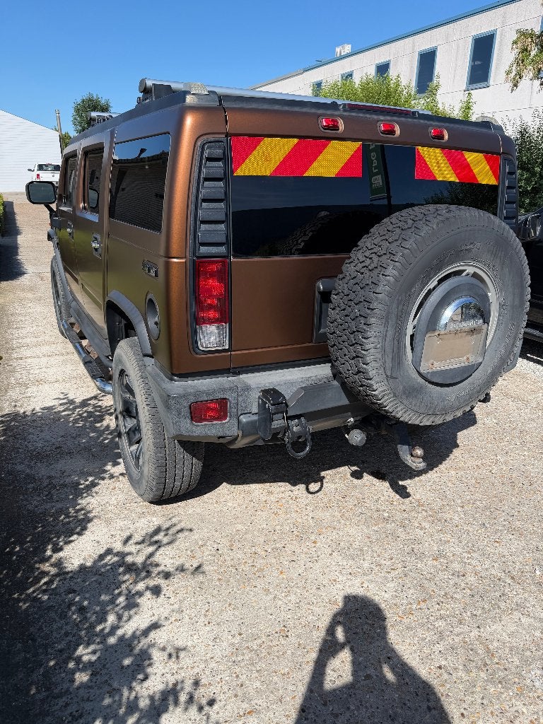 Hummer H2 - ingeschreven als vrachtwagen - 5 zitplaatsen, Automaat, 8 cilinders, Bruin, Leder