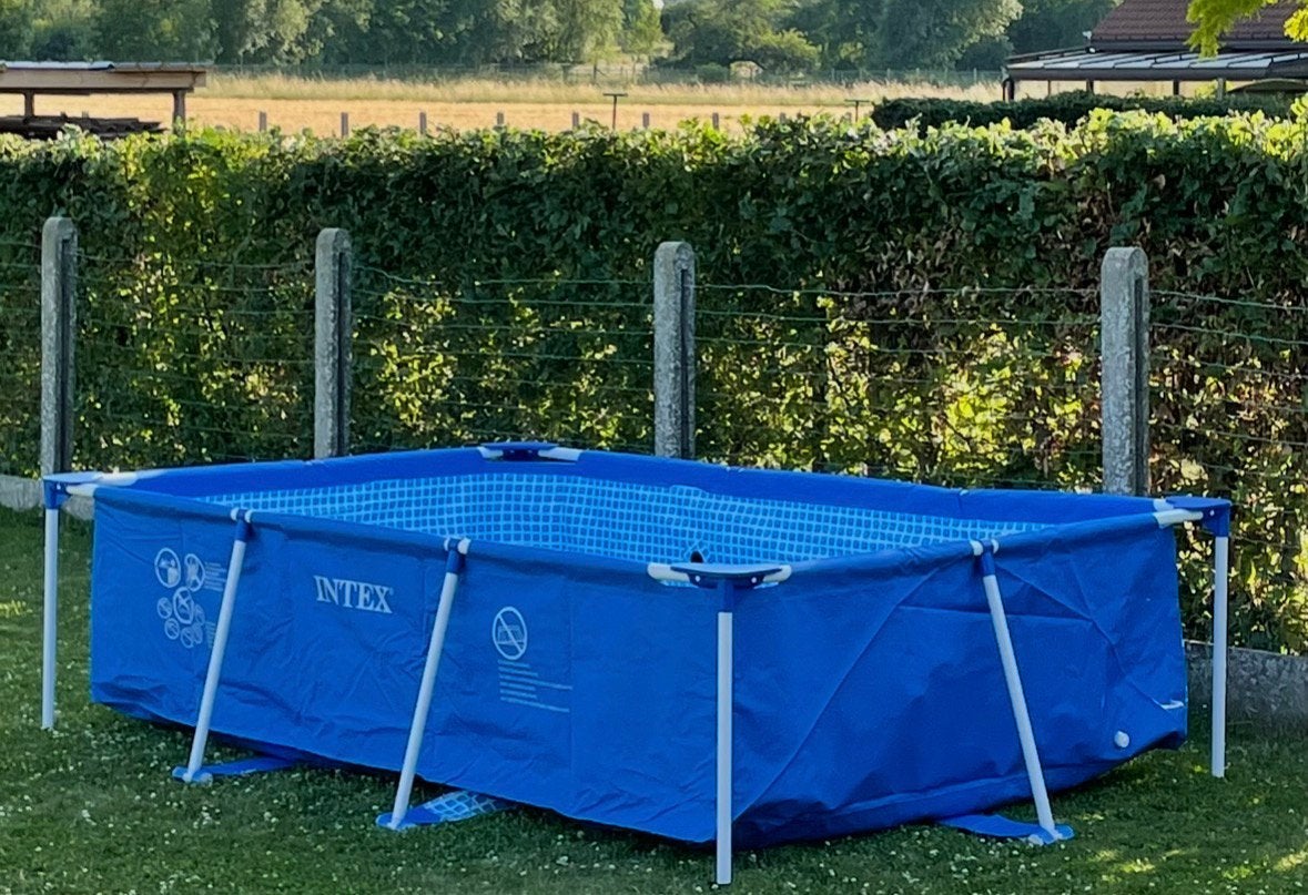 Intex zwembad 300x200x75 cm - gratis, Jardin & Terrasse, Piscines, 200 à 400 cm, Enlèvement, Utilisé, Rectangulaire