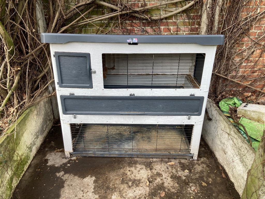 Ferplast Grand Lodge 140 Plus - Konijnenhok +, Ophalen, 60 tot 90 cm, Hok, Cavia